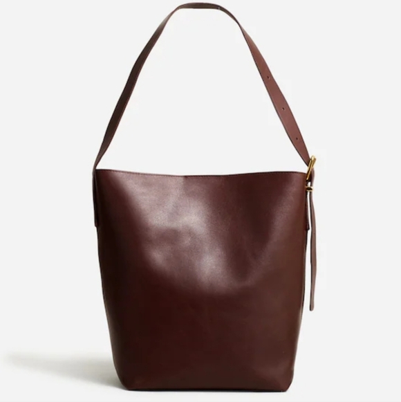 Madewell Handbags - Madewell The Essential Bucket Tote In Chocolate Raisin